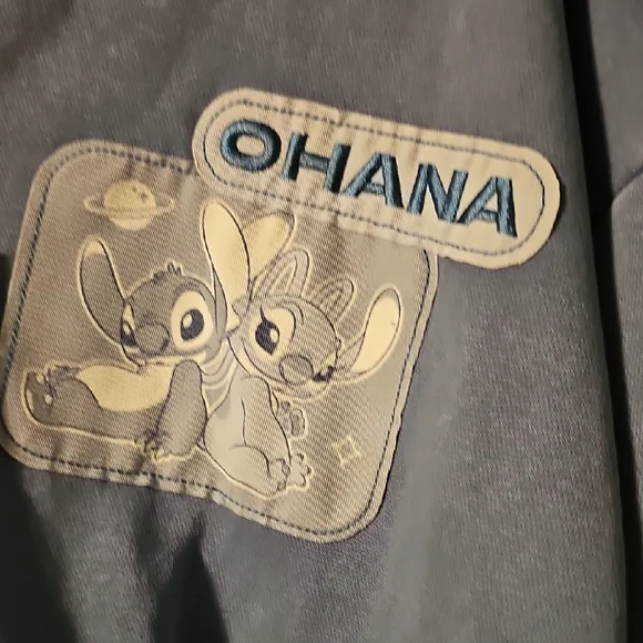 Blue Stitch 'Ohana' Character Zip Hoodie - Picture 4 of 6